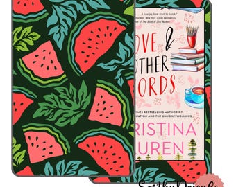 Watermelon Boho Kindle Skin, Cute Kindle Skin Decal, Groovy Kindle Basic Skins, Kindle Paperwhite E-reader Skin, Vinyl Wrap For Kindle Kobo