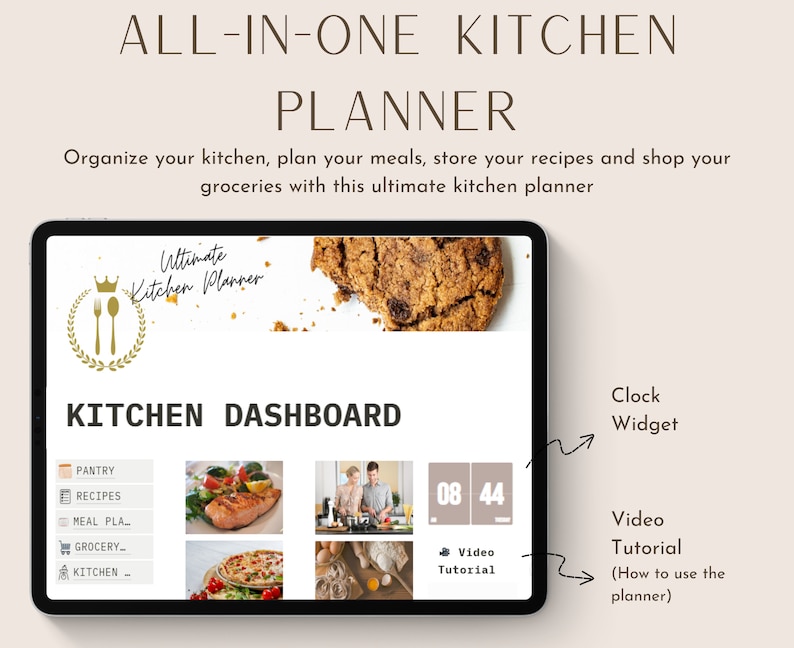 Notion Template Ultimate Kitchen Planner Meal Planner Etsy