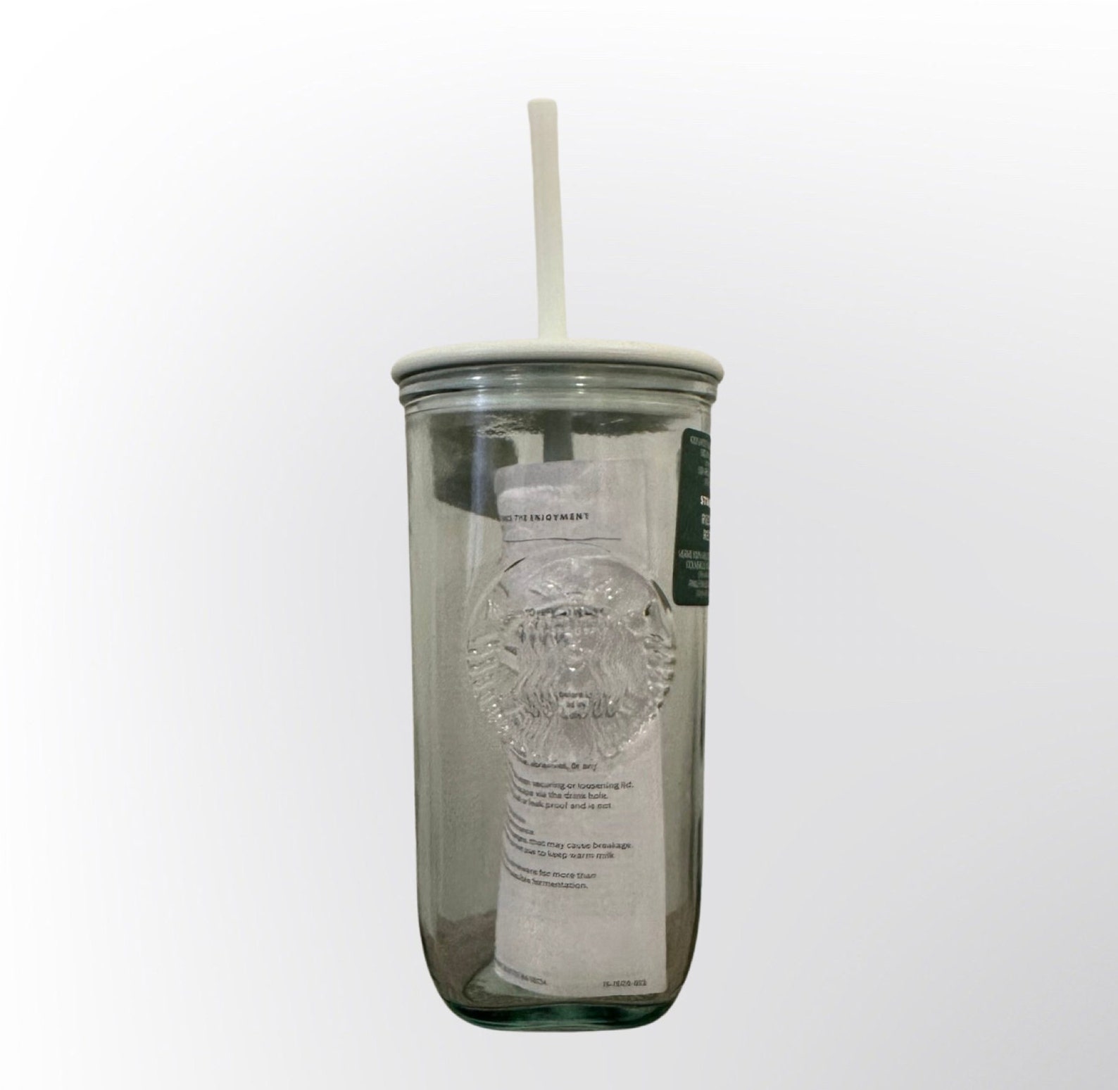 Recycled Glass Mug Starbucks Cold Cup Etsy