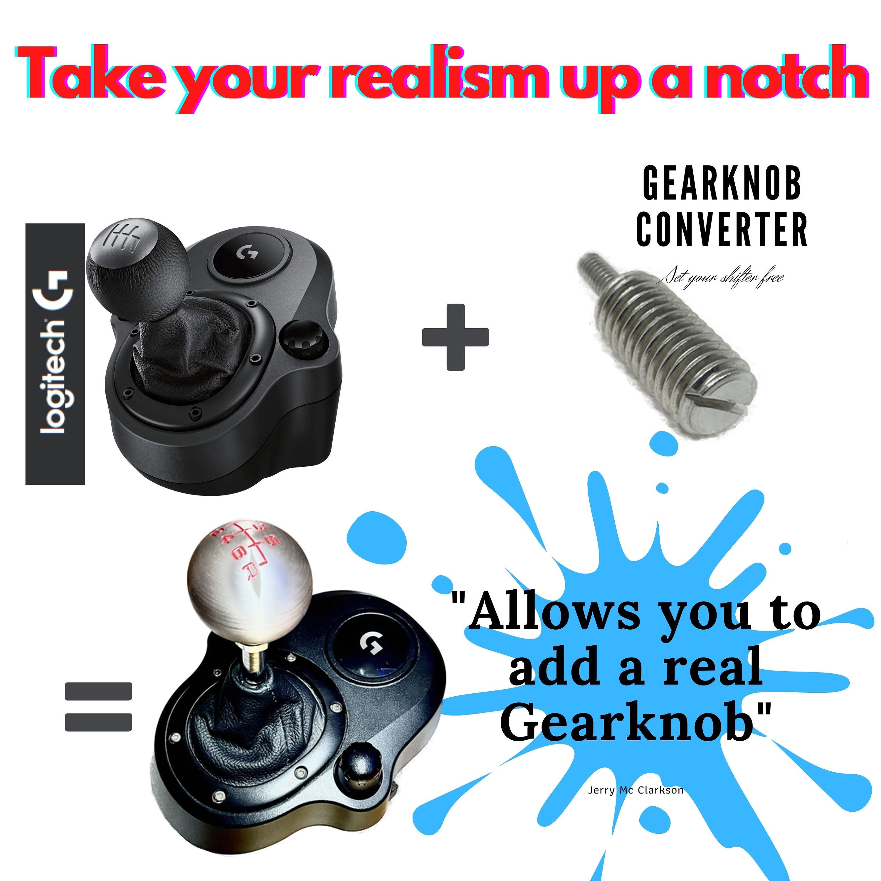 Logitech Driving Force Shifter Adapter for Real Gearknob 