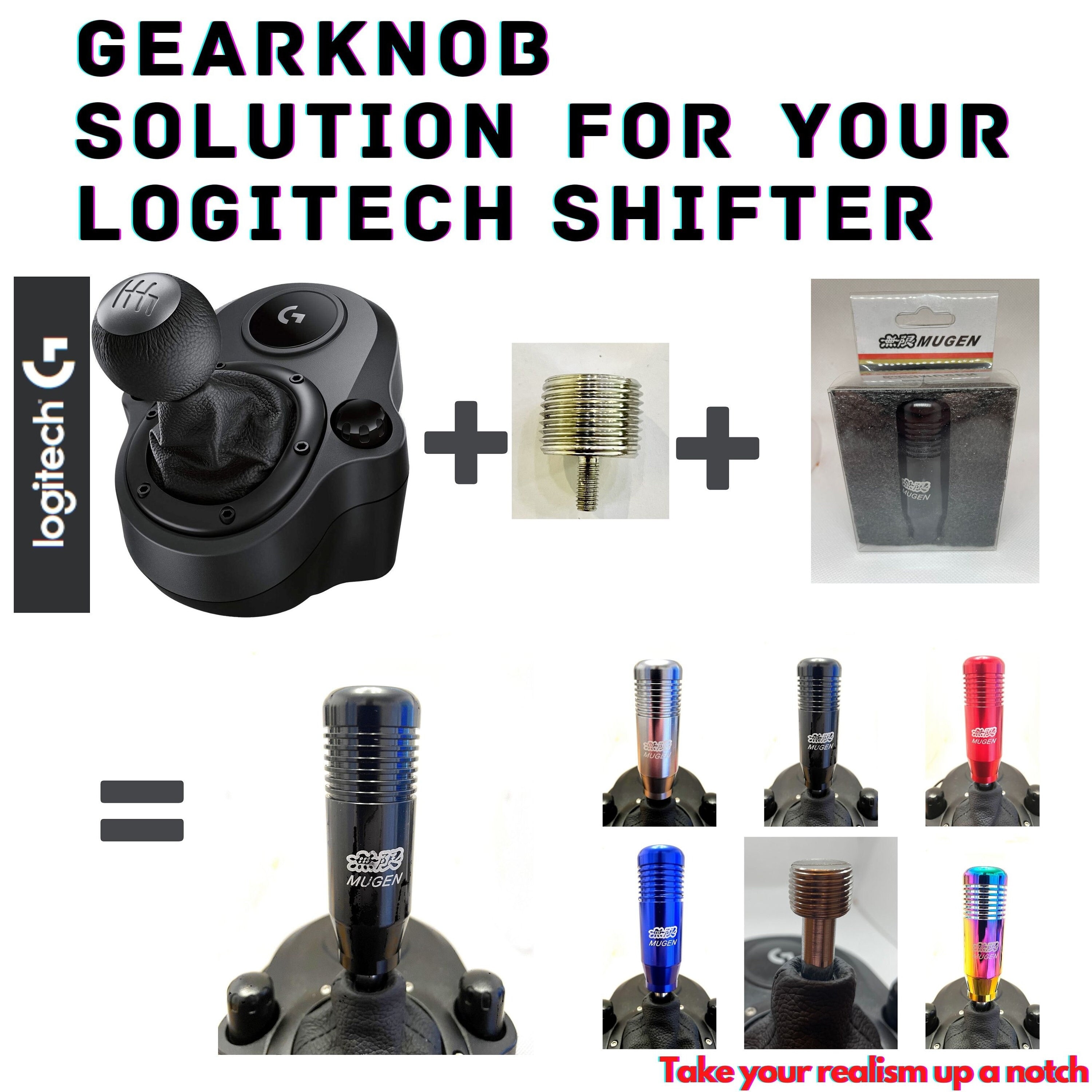 Logitech G29 G920 G923 G27 Driving Force Gear Shifter and