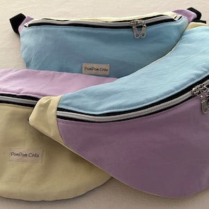Two-tone fanny pack