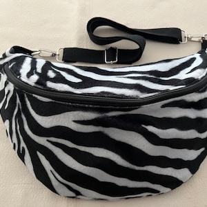 Maxi reversible zebra fabric banana