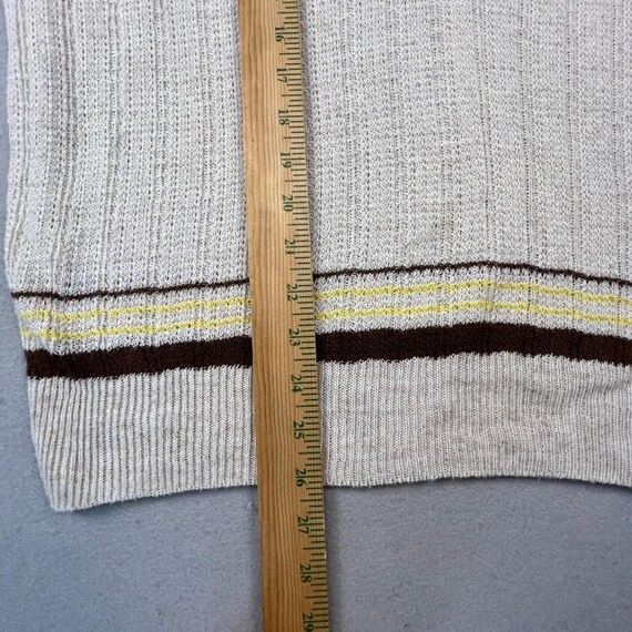 Forge Ltd Munsingwear Knit Polo Mens XL Paper Thin Linen Blend Vintage Retro View 5