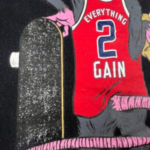 DGK Skateboard T-Shirt Mens Medium Black Nothing 2 Lose Rat Graphic Skate Tee image 6