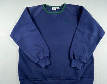 Sudadera VTG Fairway Sport, talla grande, cuello redondo, estilo polo de golf, estilo urbano.