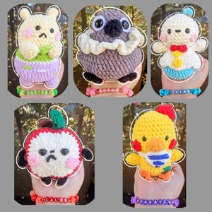 Small Crochet Plushie from Love and Deepspace { Xavier, Zayne, Sylus, Caleb, and Rafayel }