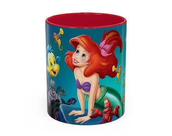 ヴィンテージ ディズニー アリエル カップ 5個セット – リトル