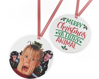 Home Alone, Kevin from the  movie Home Alone metal Christmas ornament