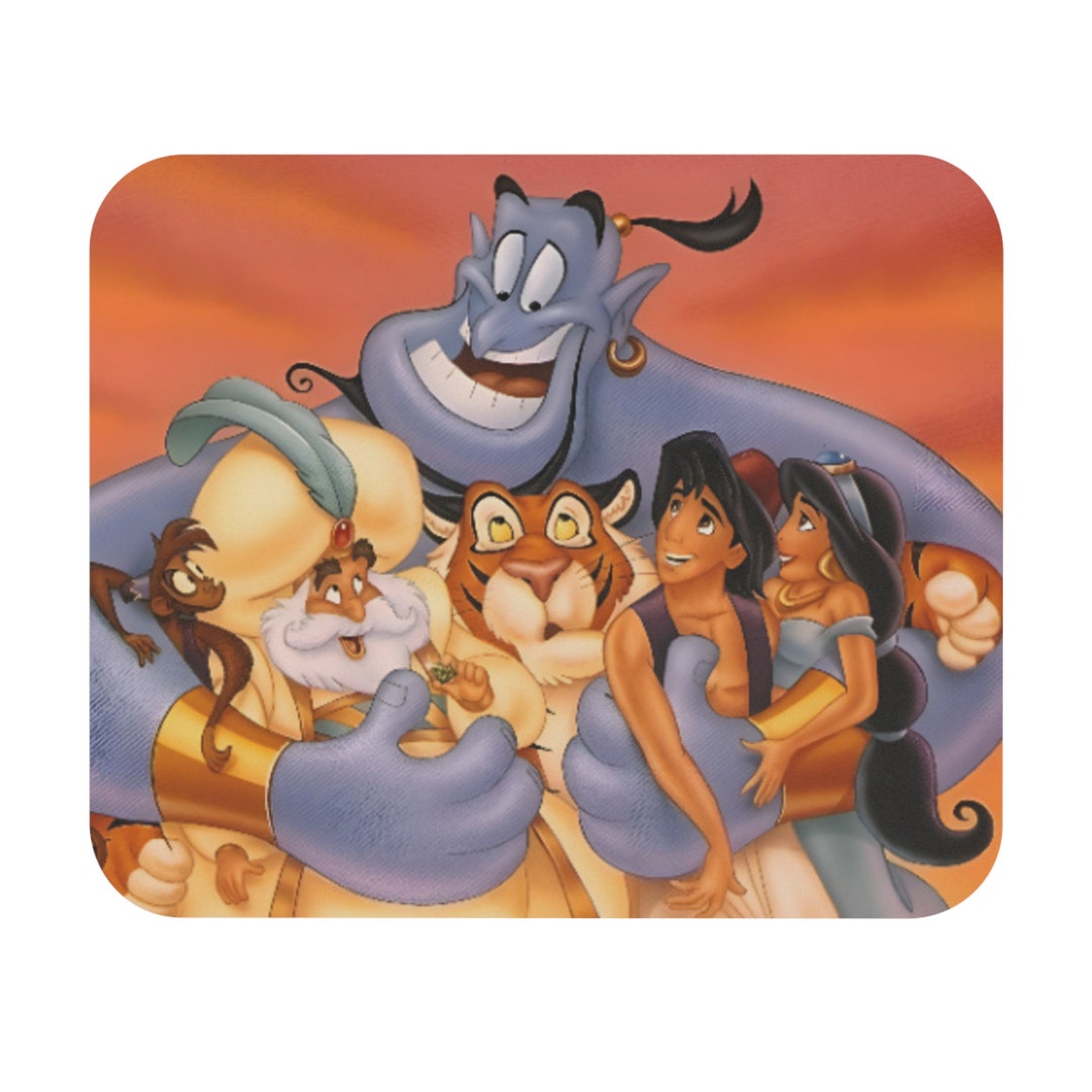 Disney Aladdin Featuring Genie, Aladdin, Jasmine, Abu, Rajah and the ...