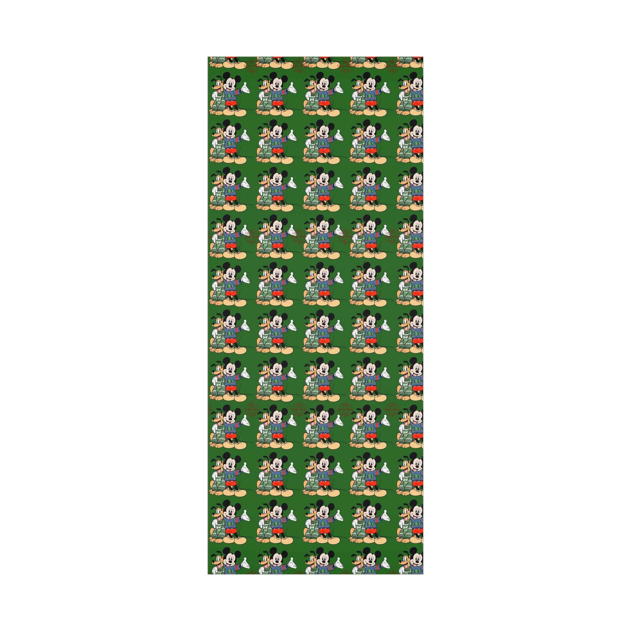 Wrapping Paper, Disney Gift Wrap Featuring Mickey Mouse and His Beloved ...