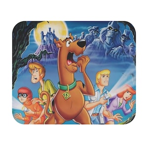 Cartoon dog retro from 1969 Scoo by Doo and friends mouse pad