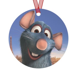 Disney Ratatouille Little Chef Christmas Metal Ornaments