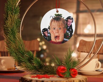 クリスマスオーナメント　ガラス　ホームアローン ホームアローン2でも有名な、友情の証”キジバトオーナメント” かなりの