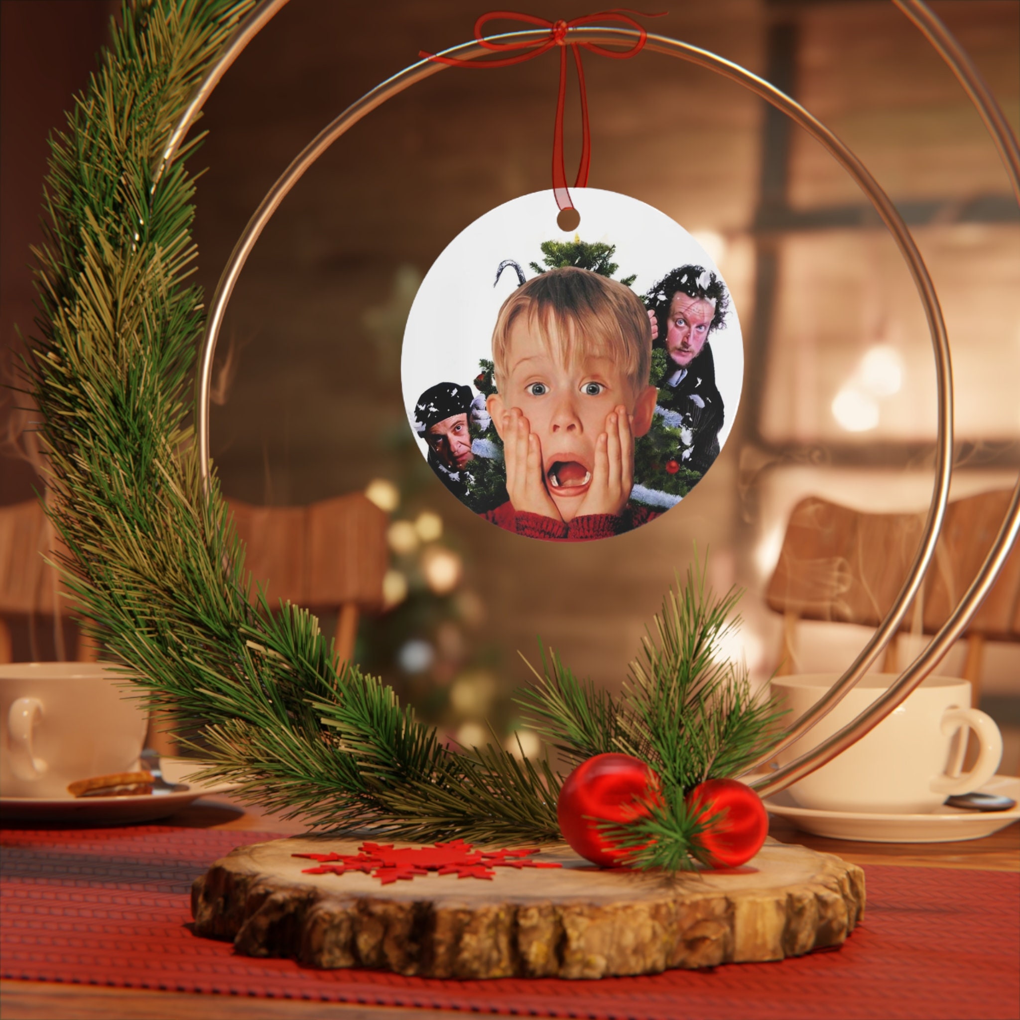 オーナメント　ガラス　ホーム　アローン　ケビン　Kevin オーナメント ガラス ホーム アローン ケビン Kevin 季節・年中行事