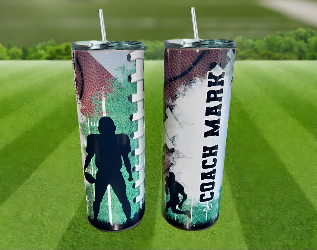 Football Coach Gift, Gift Ideas, 20oz Tumbler, Personalized Cups - Etsy