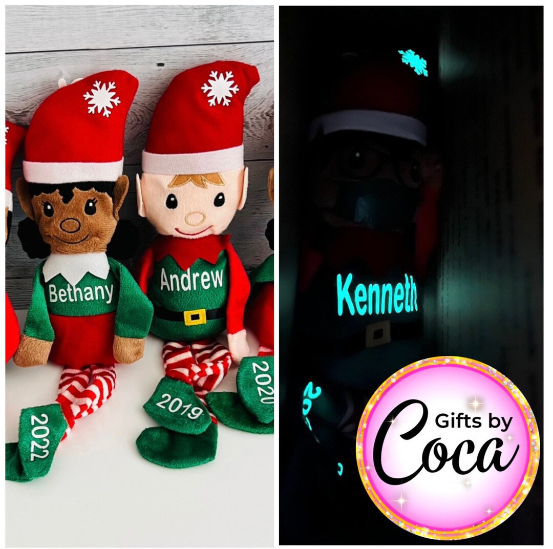 Personalized Glow-in-the-dark Elves / Custom Elves / Christmas Gift ...