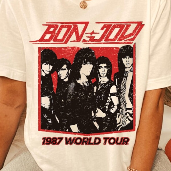 Bon Jovi Graphic Tee Unisex Fit