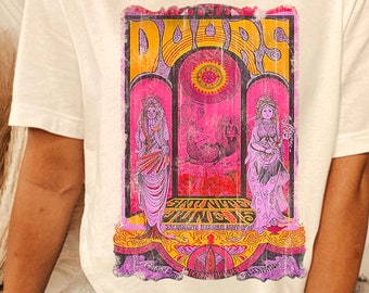 Doors Flower Graphic Tee Unisex Fit
