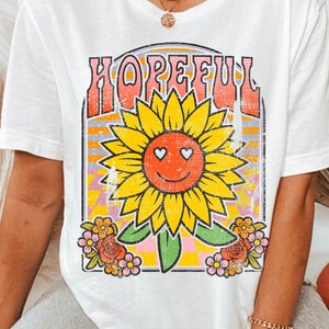 Hopeful Sunflower Graphic Tee Unisex Fit
