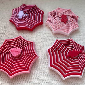 Valentine's Day Fidget Toy | 4 Pack | Heart, Rose, Cupid