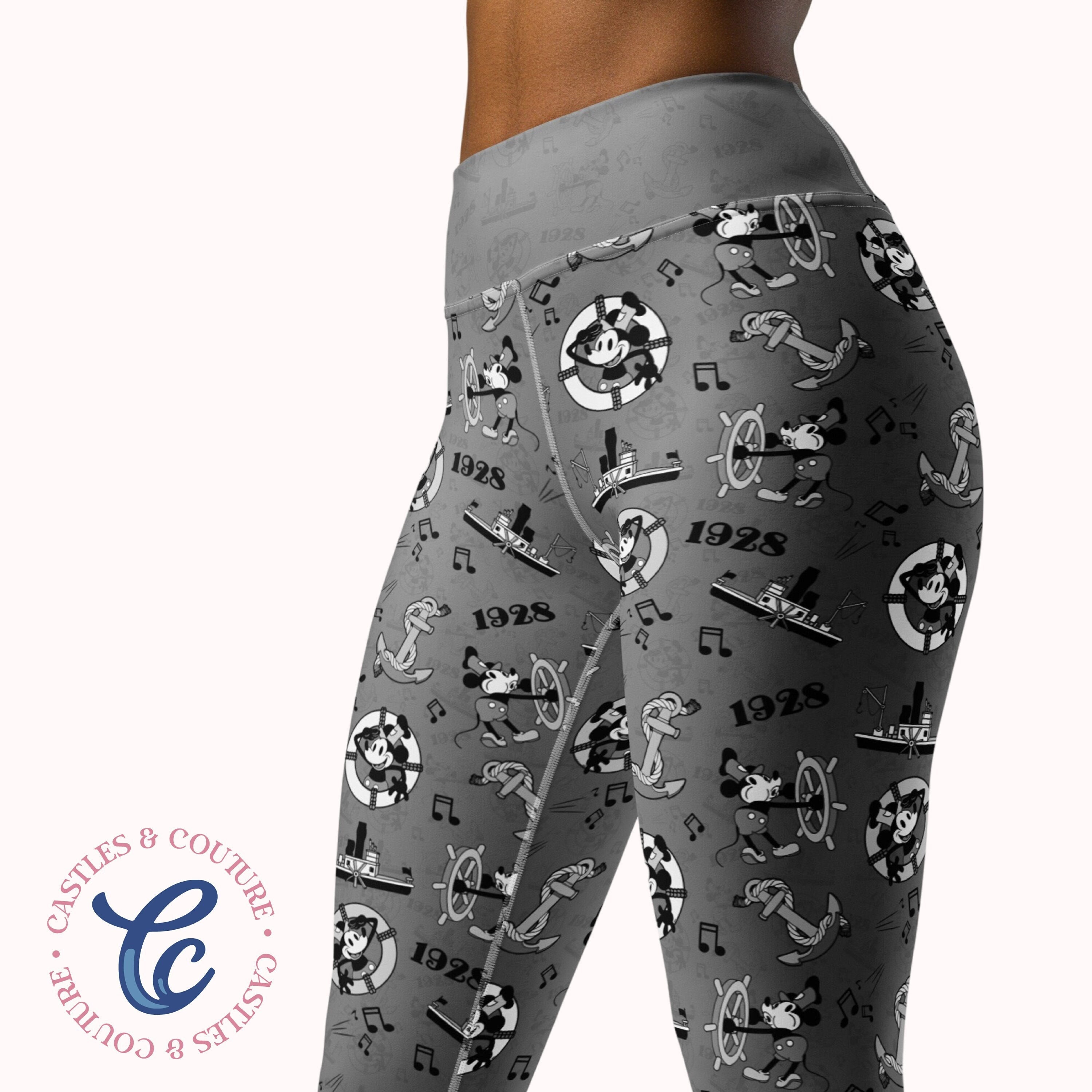 All The magic  Disney Parks Inspired Pocket Leggings for Fitness