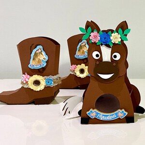 Cajas de regalo con diseño de botas de vaquera y caballos – Recuerdos para fiestas de rodeo del oeste – Cajas de regalo para el primer cumpleaños de una vaquera con temática de rodeo – Decoración rústica para fiestas