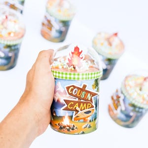 Scouts Party Favors – Personalized Pringles Snacks, Scout Campfire Theme Party Supplies, Outdoor Scouting Event Decor