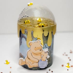 Winnie the Pooh Party Favors: Honey Pot Pringles Cans