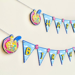 The Simpsons Birthday Banner, The Simpsons Party Decorations, Simpsons Party, Simpsons Birthday Party