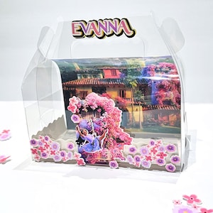 Encanto Favor Boxes, Encanto Party Decorations, Encanto Birthday Party, Encanto Gable Box Acetato, Isabella Encanto Favor Box