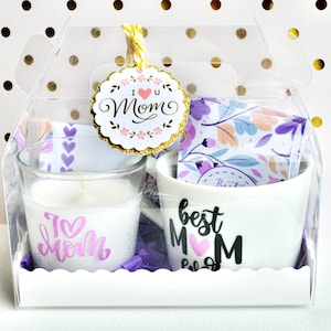 Mother’s Day Gift Basket - Personalized Gift Box for Mom, Spa Gift, Self Care Gift for Mom, Relaxation Gift for Her, Daughter to Mother Gift