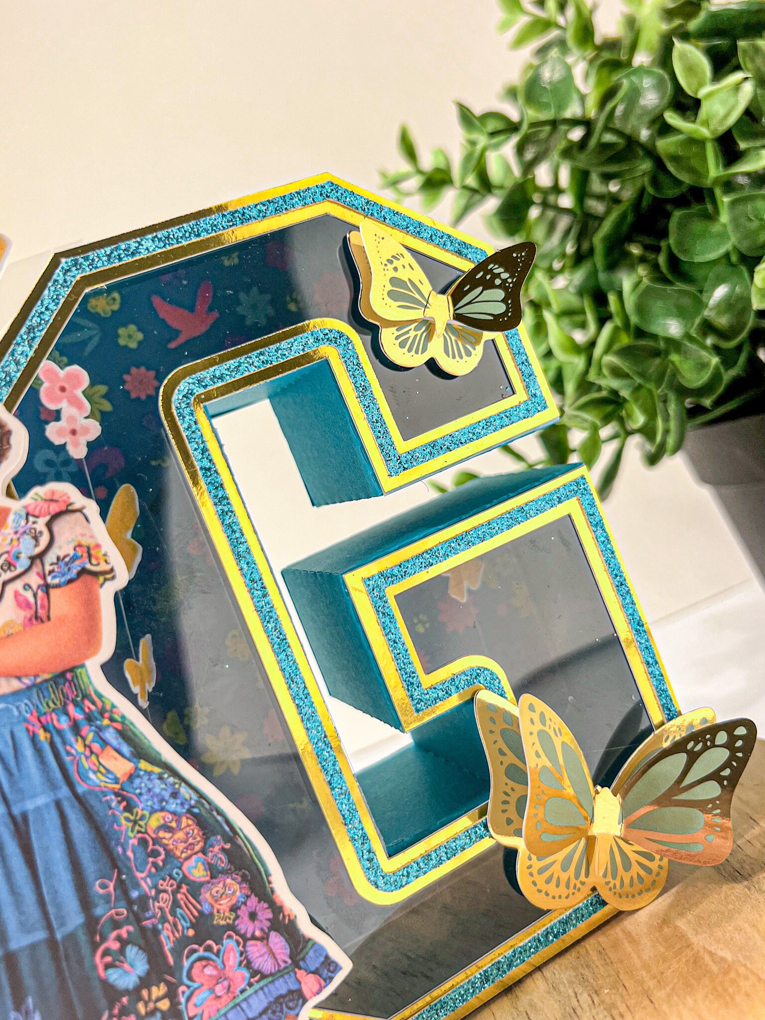 Encanto Birthday Mirabel 3D Name Letter or Number Custom Girls Table ...