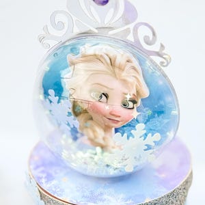 Frozen Party Favor Elsa And Anna Pringles Snack Cans Personalized Winter Theme (1.3oz, Handmade Sparkling Cardstock, Custom Child Name) image 6