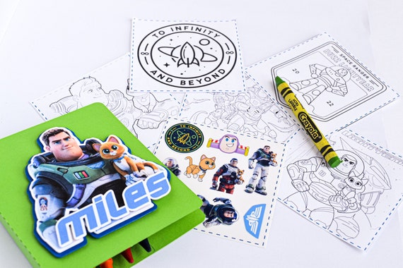 Lightyear Coloring Packs Toy Story Party Decorations - Etsy
