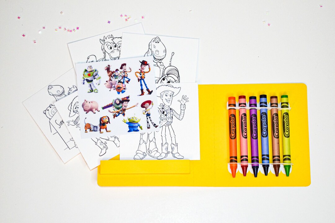 Toy Story Coloring Book, Toy Story Party Decorations, Toy Story Party