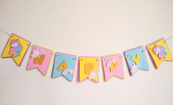 Renaiss 2m Fondale rotondo di Buon Compleanno Arcobaleno Unicorno cerchio sfondo arco Ragazze compleanno torta tabella decorazione poliestere sfondo studio fotografico