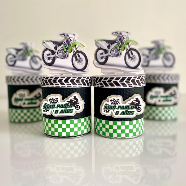 Motocross Birthday Pringles Favors Custom Dirt Bike Party Snack Treats Personalized Race Theme Decor for Kids