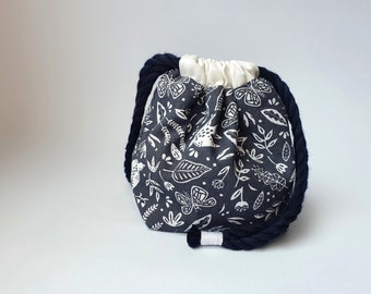 Drawstring Pouch/ Bag of Holding - Let White Birds Fly