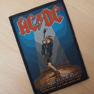 ACDC Heavy Metal Patch Let There Be Rock