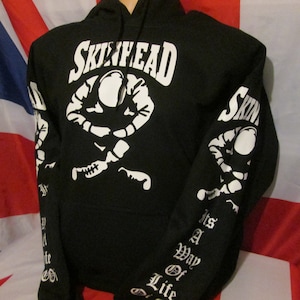 Skinhead Oi Hoody Moletom Preto