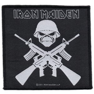 Iron Maiden Heavy Metal Iron Maiden Woven Patch Matter Of Life And Death 2011