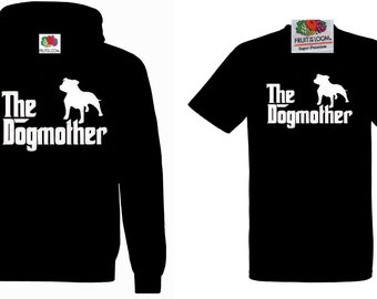 Staffordshire Bull Terrier Hundemutter Kapuzenpullover Die Hundemutter und T-Shirt Mama