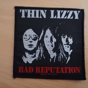 Thin Lizzy Bad Reputation Woven Patch T026P - Etsy
