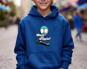 Gamer-hoodie voor kinderen, grafische hoodie voor jongeren, hoodie voor videogames, grafische hoodie voor kinderen