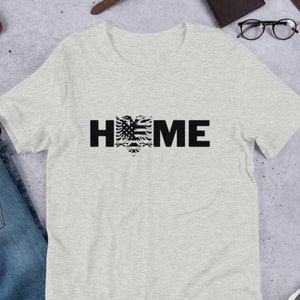 Camisa albanesa americana, camiseta gráfica, camisa albanesa, águila albanesa, camiseta gráfica para mujer para hombre, regalo albanés