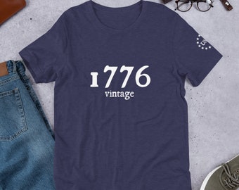 1776 Vintage, USA Shirt, United States of America, 4th of July Tee, Graphic Tee, Independence Day Shirt