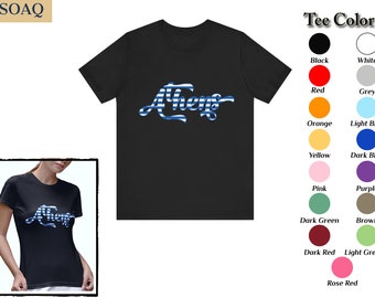 Athens Summer T-Shirt for Women in Soft Cotton in Vibrant Colors, Skyline & Landmarks, Perfect Unisex Gift for both women and men