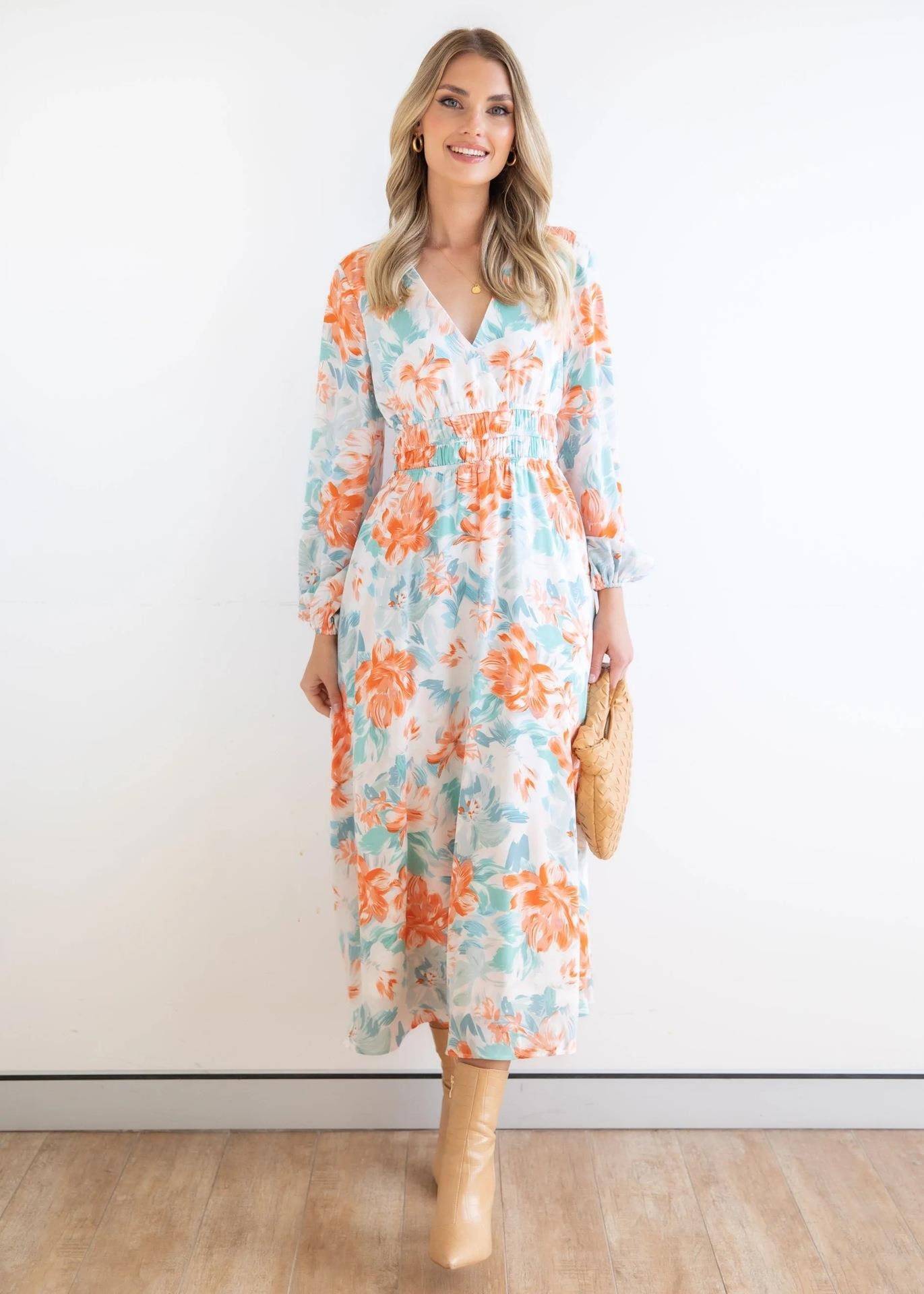 Short Sleeve Summer Maxi Dress Floral Summer Dress for Women - Etsy UK