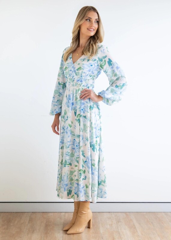 Short Sleeve Summer Maxi Dress Floral Summer Dress for Women - Etsy UK